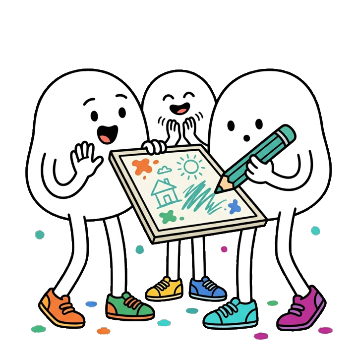 Pictionary mascot